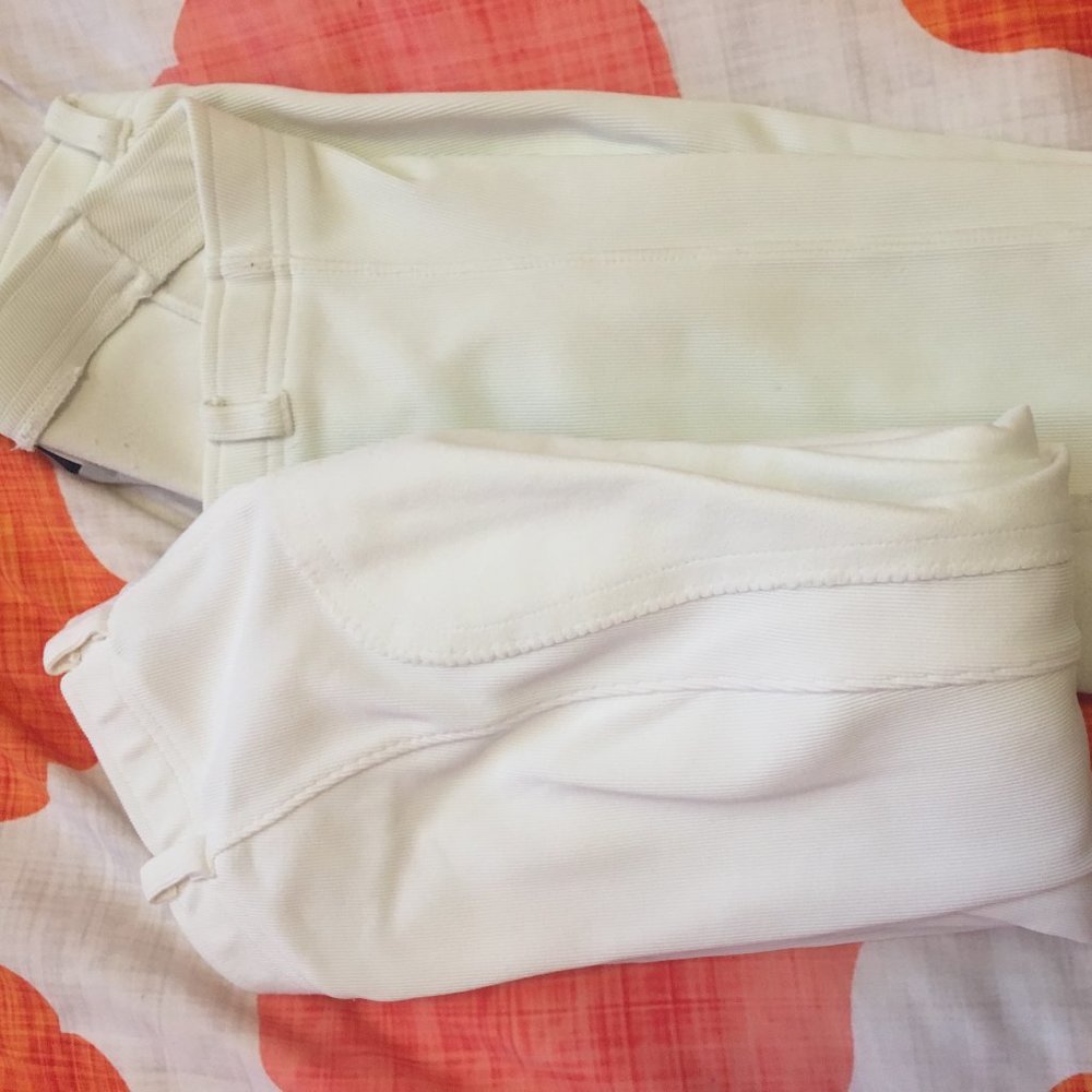 Irideon White Full Seat Riding Tights (SOLD OUT)